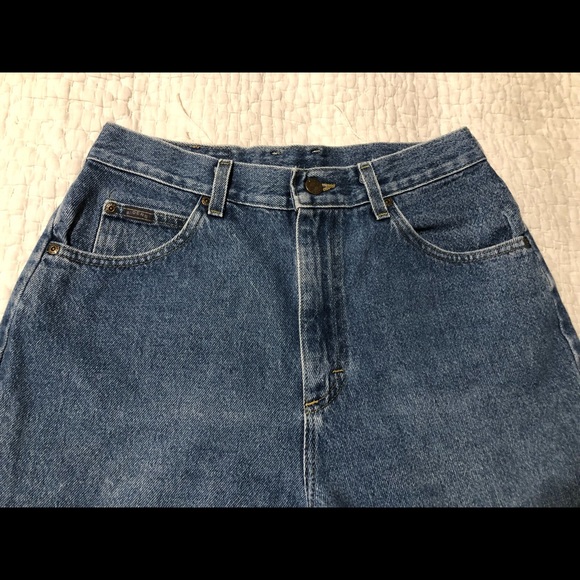 CLEARANCE Vintage Riders High Waist Medium Wash Tapered Leg Size 10 Mom Jeans - Picture 3 of 6